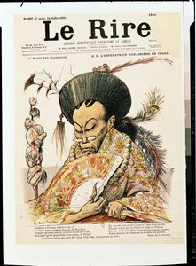 Tz&39;U-Hsi（1835-1908）中国のDowager皇后、「Le Rire」の表紙、1900年7月14日